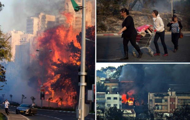 Kebakaran Besar Landa Israel, 50 Ribu Penduduk Haifa Mengungsi
